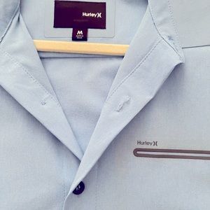 Men’s Hurley, M, light blue, like new condition.